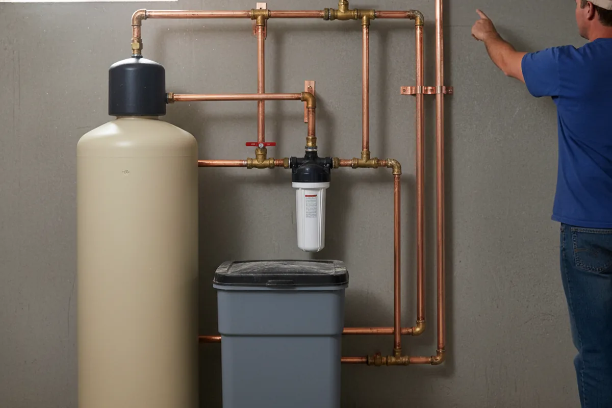 Whole-house water treatment system installed in Gardners